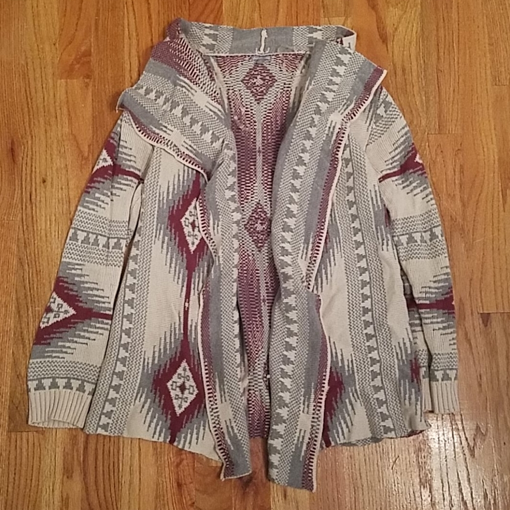 Charlotte Russe printed cardigan
